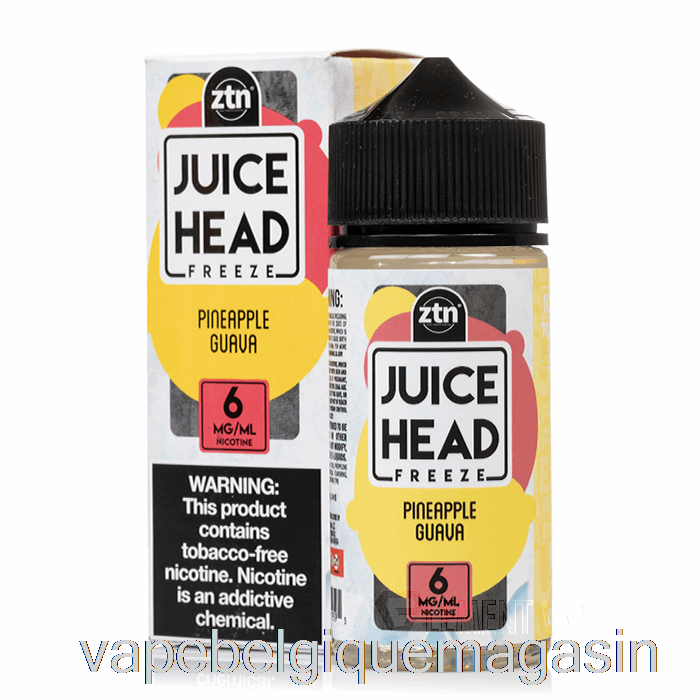 Vape Shop Bruxelles Geler Ananas Goyave - Jus De Tête - 100ml 3mg